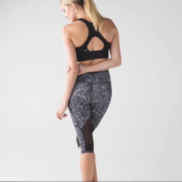 Lululemon Outrun 17" Splatter White & Black Size 8 - Picture 2 of 8